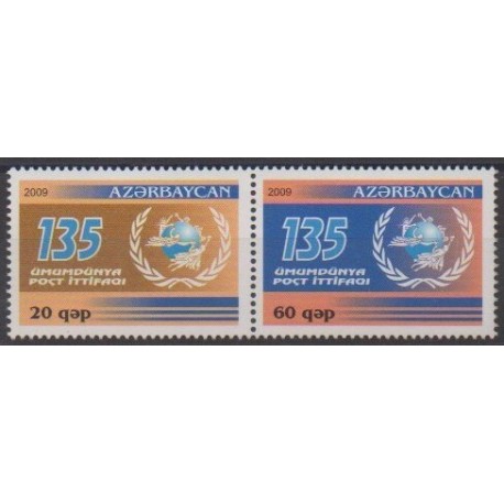 Azerbaijan - 2009 - Nb 662/663 - Postal Service
