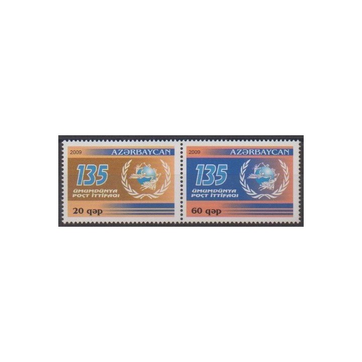 Acheter cette série de timbres d'Azerbaïdjan de l'année 2009 (No 662/663).