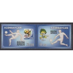 Azerbaïdjan - 2010 - No 688/689 - Coupe du monde de football