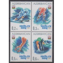 Azerbaijan - 2014 - Nb 857/860 - Winter Olympics