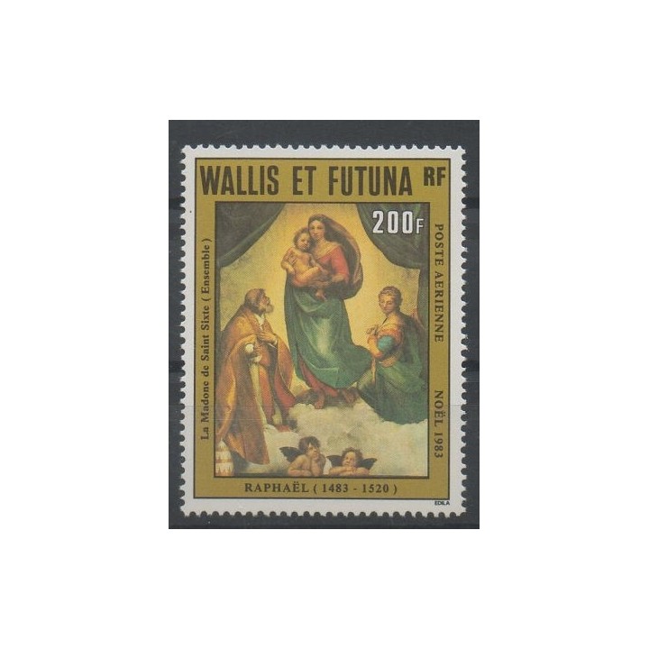 Timbres - Wallis et Futuna - Poste aérienne - 1983 - No PA 131 - peinture