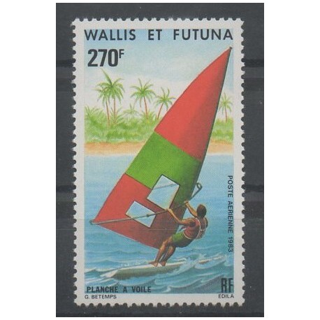 Wallis et Futuna - Poste aérienne - 1983 - No PA122 - sports divers