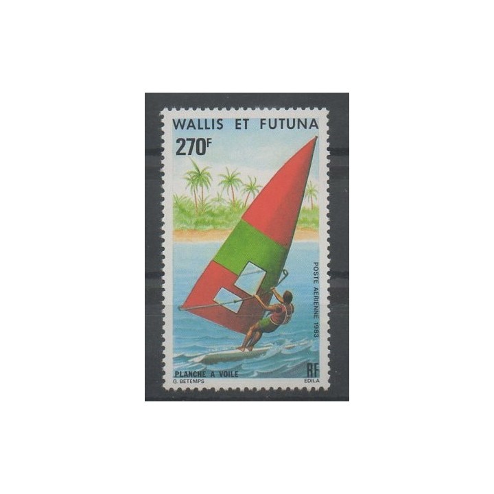 Timbres - Wallis et Futuna - Poste aérienne - 1983 - No PA 122 - sports divers