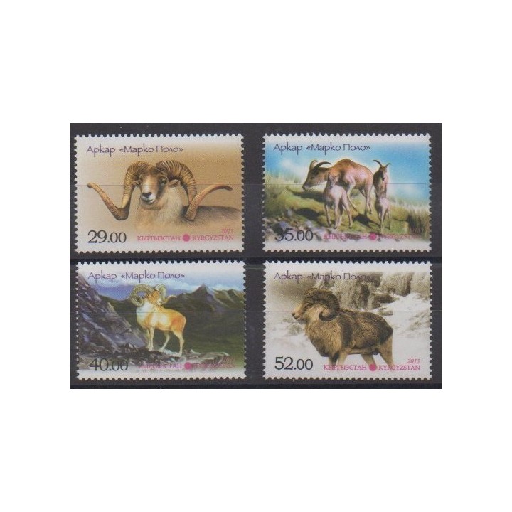 Buy this set of stamps of Kyrgyzstan of the year 2013 (Nb 618/621).