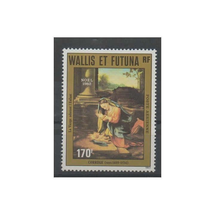Timbres - Wallis et Futuna - Poste aérienne - 1982 - No PA 121 - peinture