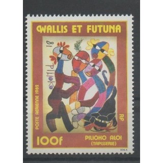 Timbres - Wallis et Futuna - Poste aérienne - 1982 - No PA 114 - art divers