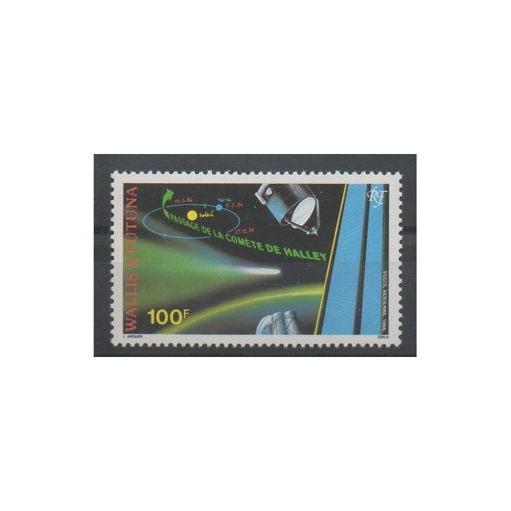 Timbres - Wallis et Futuna - Poste aérienne - 1986 - No PA 149 - astronomie