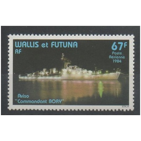 Wallis et Futuna - Poste aérienne - 1984 - No PA132 - bateaux