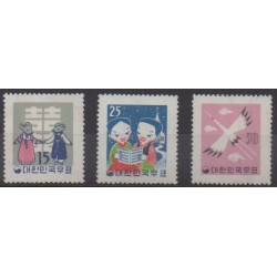South Korea - 1959 - Nb 228/230 - Christmas