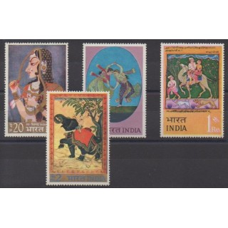 Buy this set of stamps of India of the year 1973 (Nb 364/367).