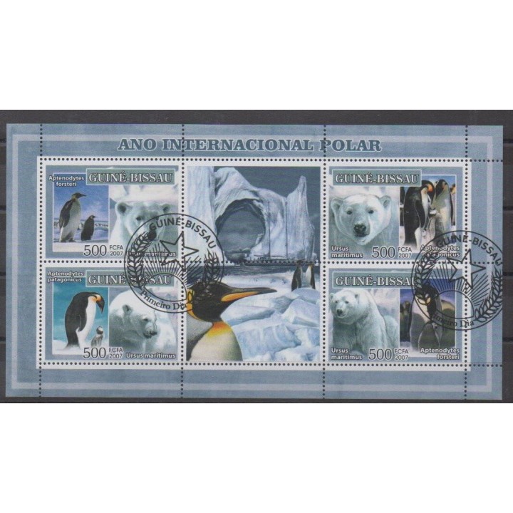 Acheter cette série de timbres de Guinée-Bissau de l'année 2007 (No 2374/2377). - Oblitéré
