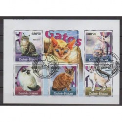 Guinea-Bissau - 2013 - Nb 4918/4922 - Cats - Used