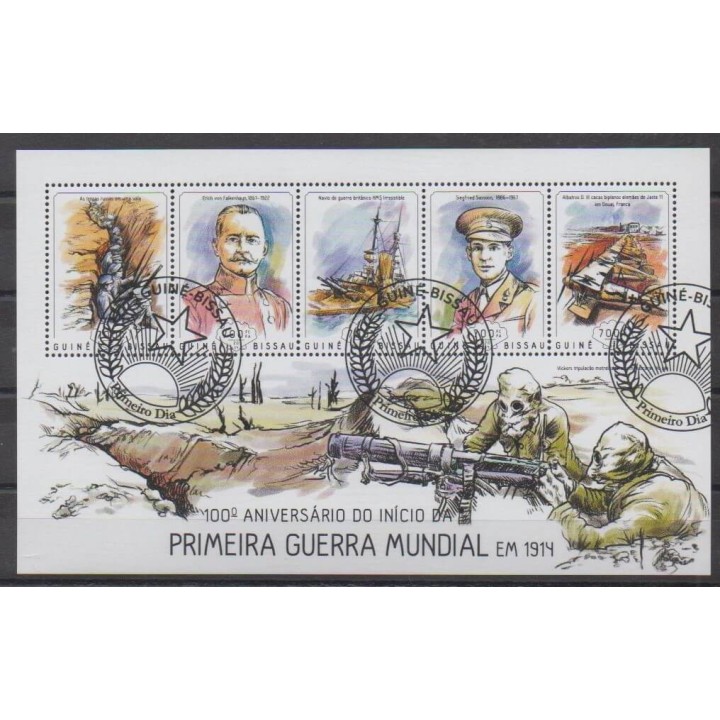 Buy this set of stamps of Guinea-Bissau of the year 2014 (Nb 5259/5262). - Used
