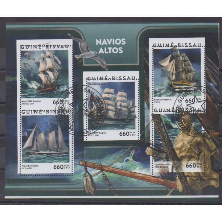 Buy this set of stamps of Guinea-Bissau of the year 2017 (Nb 6994/6998). - Used
