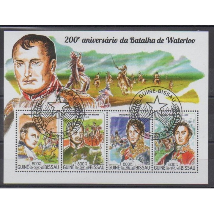 Acheter cette série de timbres de Guinée-Bissau de l'année 2015 (No 5788/5791). - Oblitéré