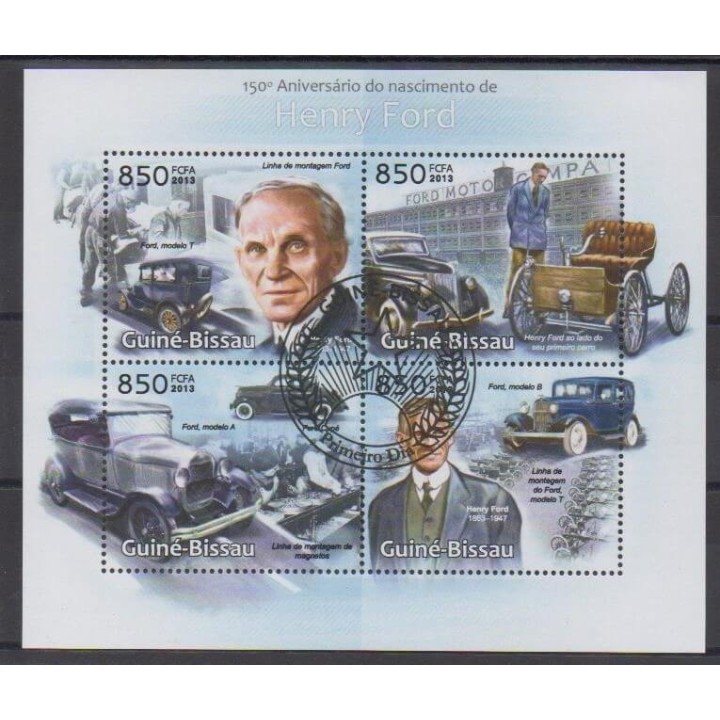 Buy this set of stamps of Guinea-Bissau of the year 2013 (Nb 4735/4738). - Used