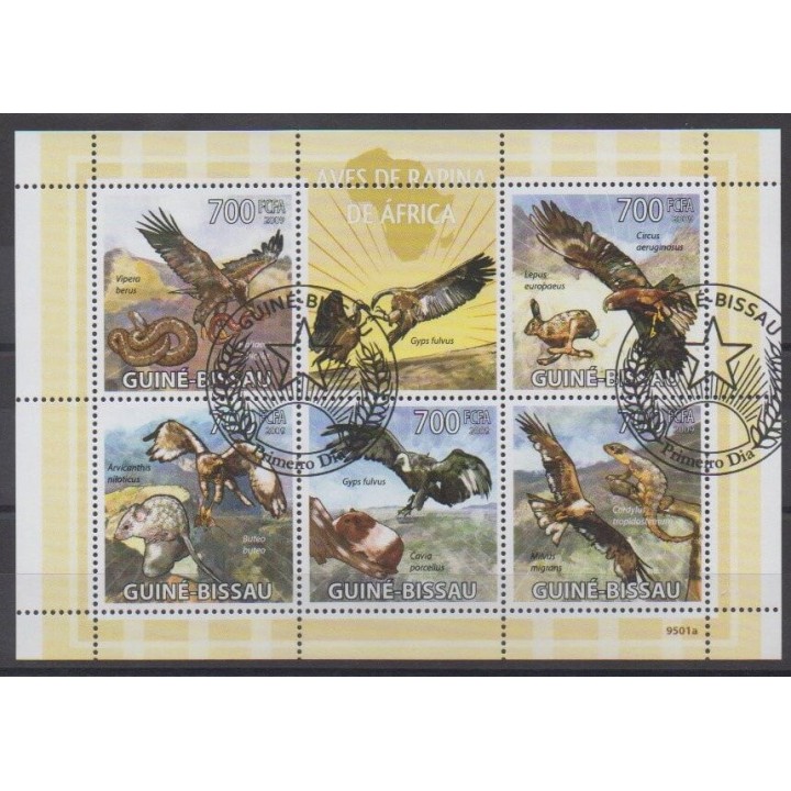 Buy this set of stamps of Guinea-Bissau of the year 2009 (Nb 3060/3064). - Used