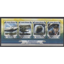 Guinea-Bissau - 2016 - Nb 6410/6413 - Hot-air balloons - Airships - Used