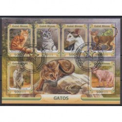 Guinea-Bissau - 2016 - Nb 6364/6367 - Cats - Used