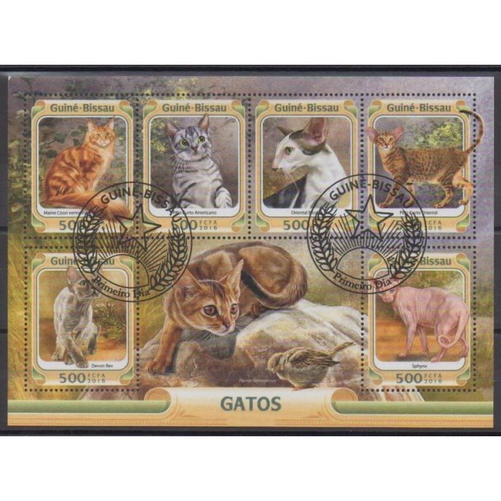 Buy this set of stamps of Guinea-Bissau of the year 2016 (Nb 6364/6367). - Used
