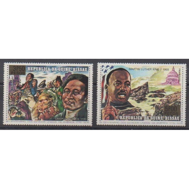 Buy this set of stamps of Guinea-Bissau of the year 1977 (Nb 43/44).