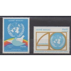 Guinée-Bissau - 1985 - No 375/376 - Nations unies