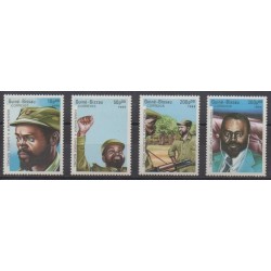 Guinée-Bissau - 1988 - No 439/442 - Célébrités