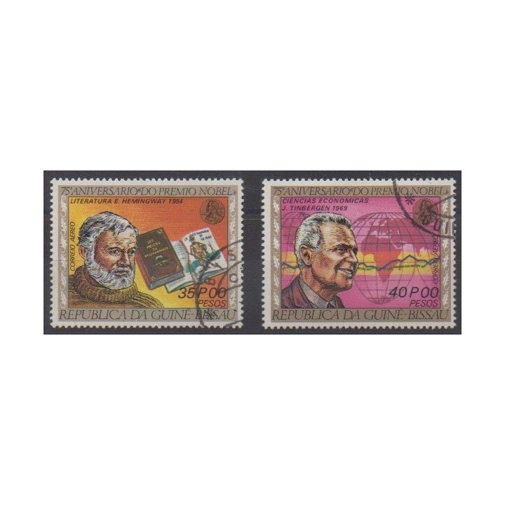 Buy these stamps of Guinea-Bissau of the year 1977 (Nb PA25/PA26). - Used