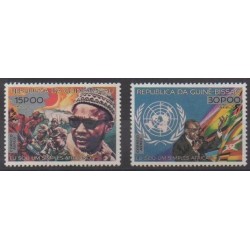 Guinée-Bissau - 1977 - No PA23/PA24 - Célébrités