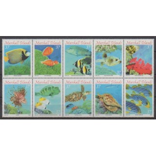 Buy this set of stamps of Marshall of the year 2004 (Nb 1785/1794).