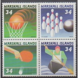 Acheter cette série de timbres de Marshall de l'année 2001 (No 1418/1421).