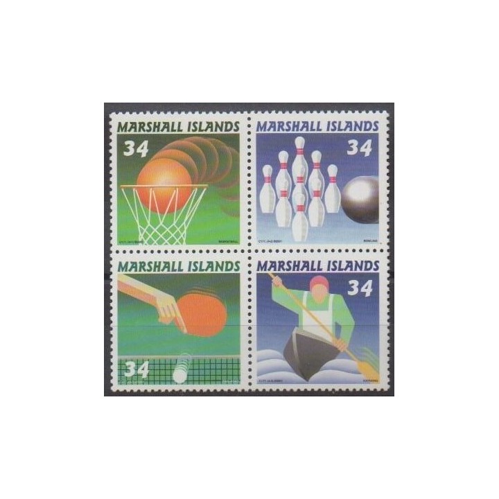 Buy this set of stamps of Marshall of the year 2001 (Nb 1418/1421).