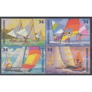Acheter cette série de timbres de Marshall de l'année 2001 (No 1399/1402).