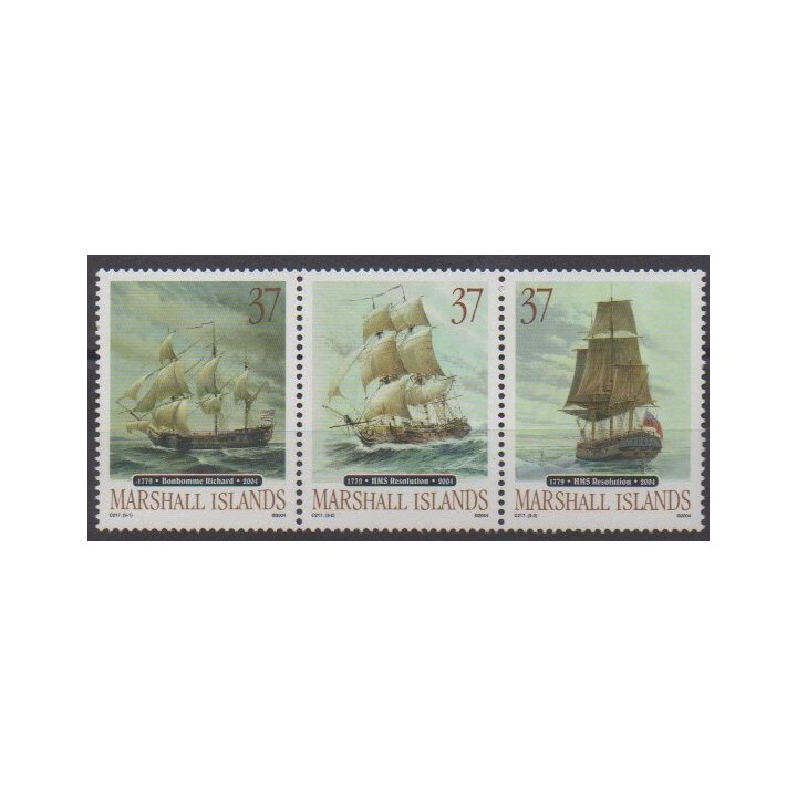 Acheter cette série de timbres de Marshall de l'année 2004 (No 1683/1685).
