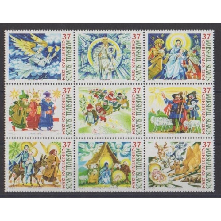 Acheter cette série de timbres de Marshall de l'année 2004 (No 1795/1803).