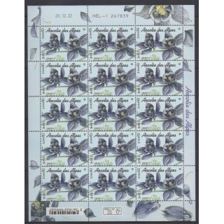 Buy this souvenir sheet  of France of the year 2023 (Nb F87 - Ancolie des Alpes).