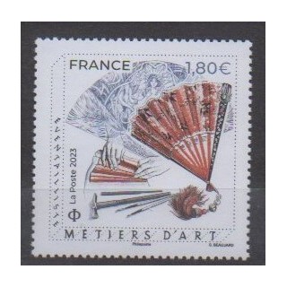 Buy this stamp of France of the year 2023 (Eventailliste).