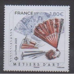 France - Poste - 2023 - Eventailliste - Art - Craft