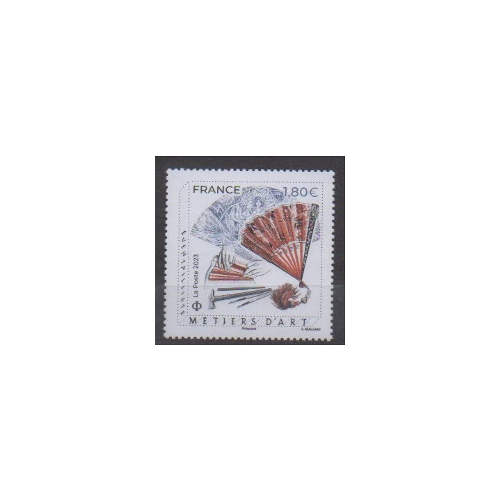 Buy this stamp of France of the year 2023 (Eventailliste).