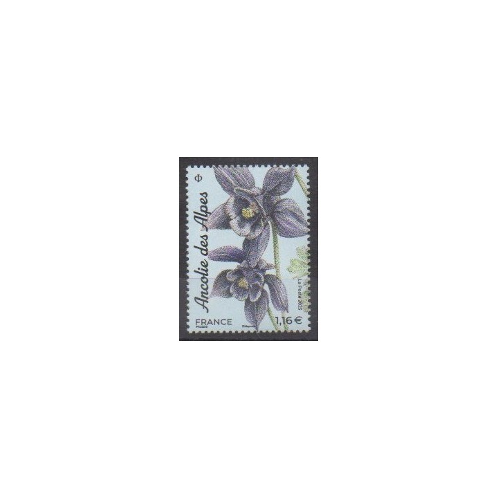 Buy this stamp of France of the year 2023 (Ancolie des Alpes).