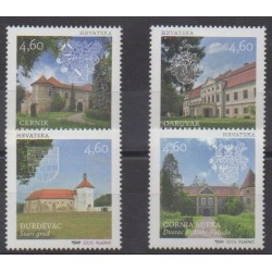 Croatie - 2015 - No 1094/1097 - Châteaux