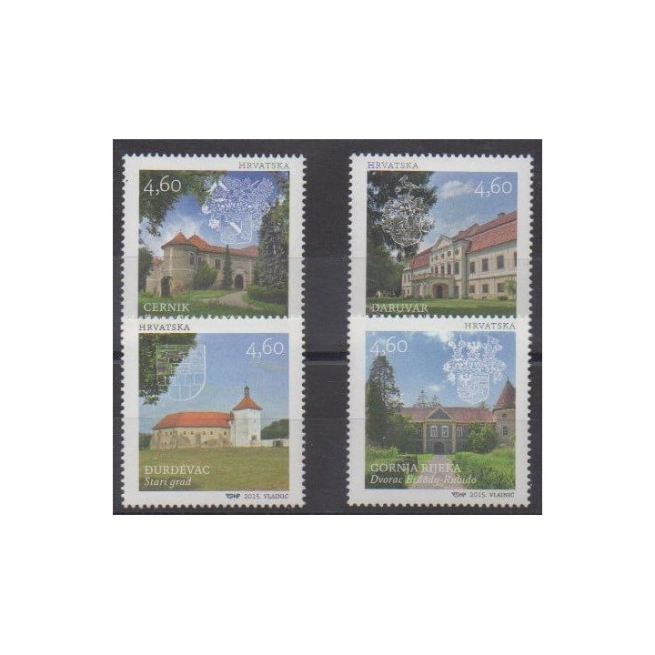 Acheter cette série de timbres de Croatie de l'année 2015 (No 1094/1097).