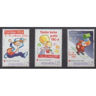 Acheter cette série de timbres de Croatie de l'année 2006 (No TB85/TB87).
