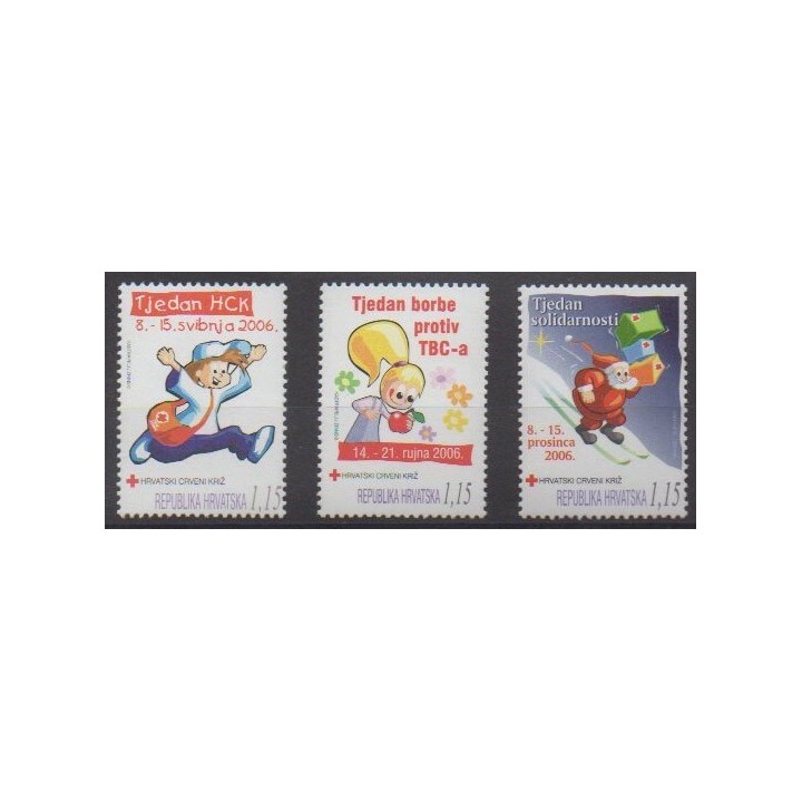 Buy this set of stamps of Croatia of the year 2006 (Nb TB85/TB87).