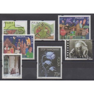 Acheter cette série de timbres de Pologne de l'année 2000 (No 3592/3598).