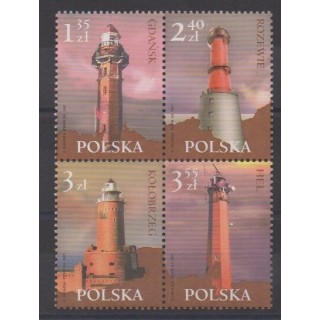 Acheter cette série de timbres de Pologne de l'année 2007 (No 4055/4058).