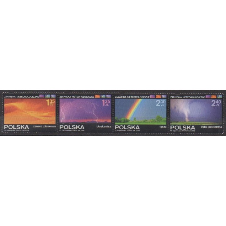 Acheter cette série de timbres de Pologne de l'année 2008 (No 4092/4095).