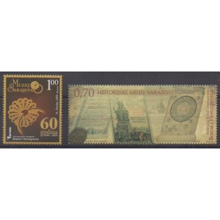 Acheter cette série de timbres de Bosnie-Herzégovine de l'année 2009 (No 620/621).