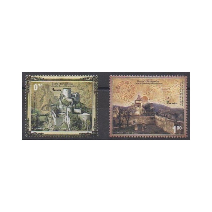 Acheter cette série de timbres de Bosnie-Herzégovine de l'année 2010 (No 636/637).