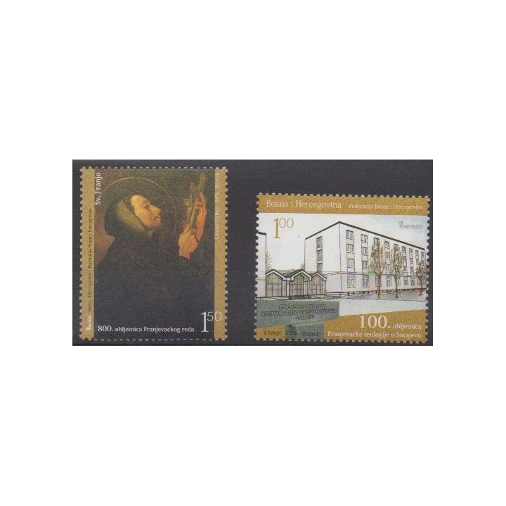 Acheter cette série de timbres de Bosnie-Herzégovine de l'année 2009 (No 633/634).